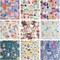 54Pcs Layer Cakes 10 inch Pre-Cut Fabric Squares for Quilting(Animal Theme)